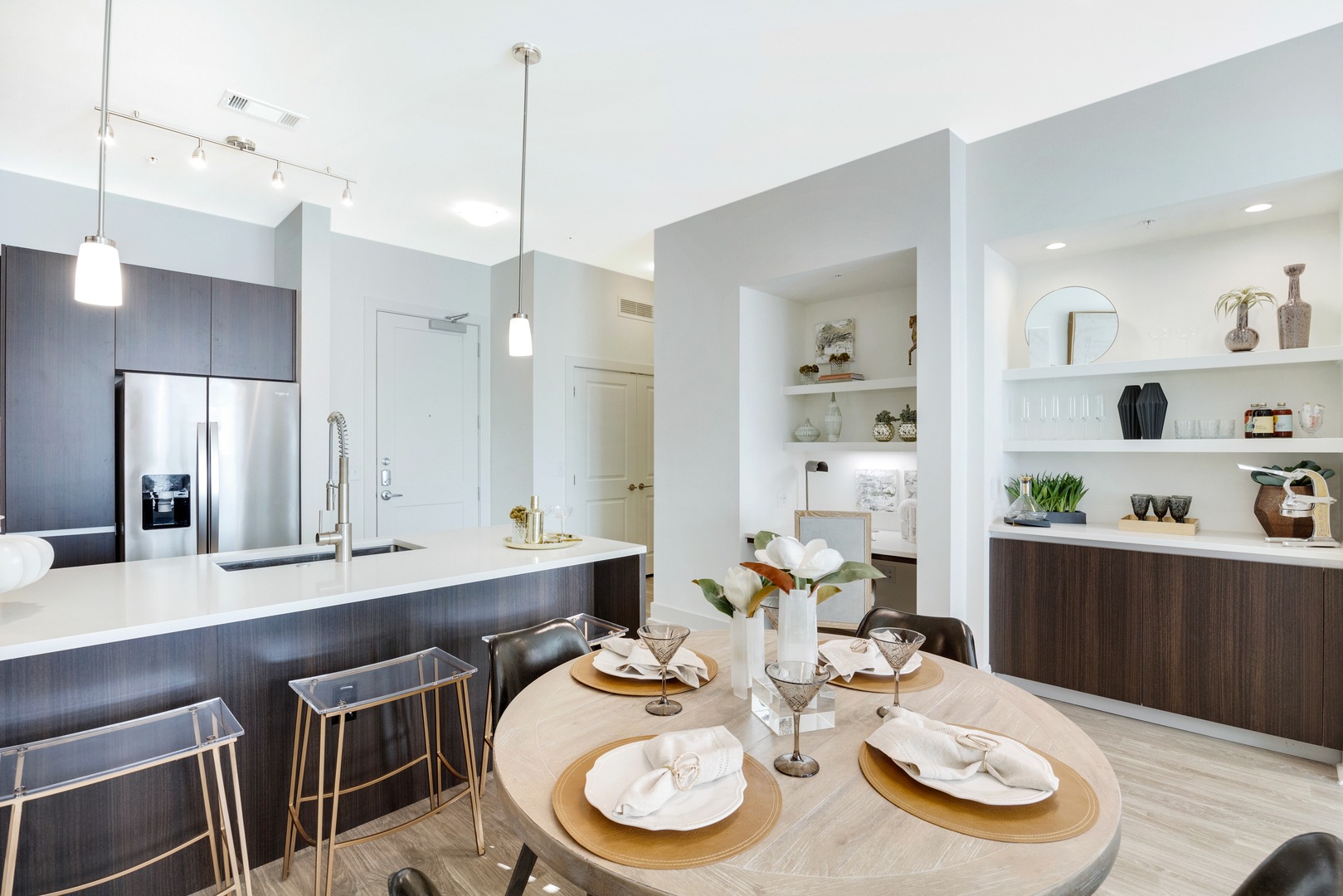 Our built - in nooks are sure to meet your every need and are featured in every home.